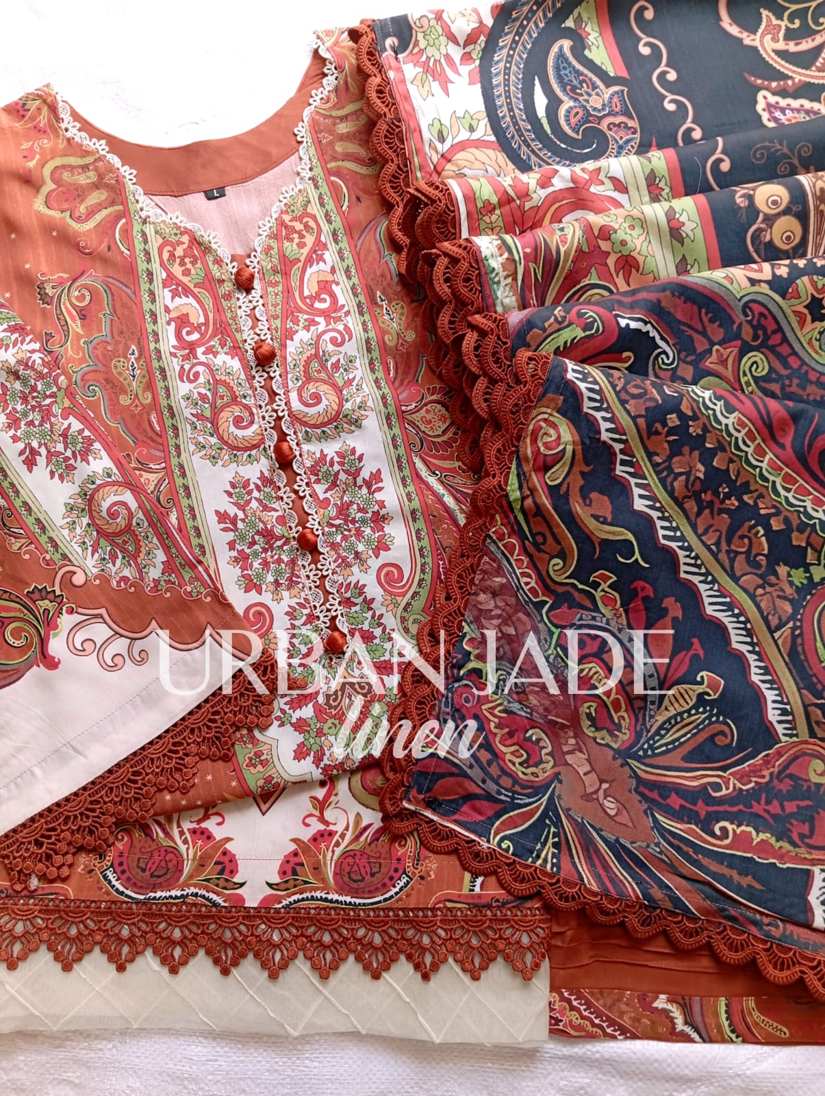 JADE PREMIUM LINEN 3PC DIGITAL PRINTED
