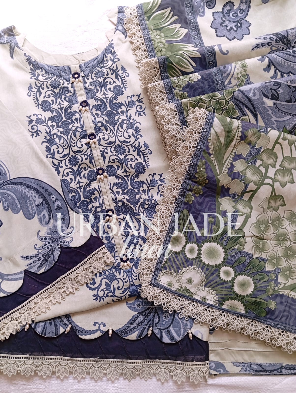 JADE PREMIUM LINEN 3PC DIGITAL PRINTED