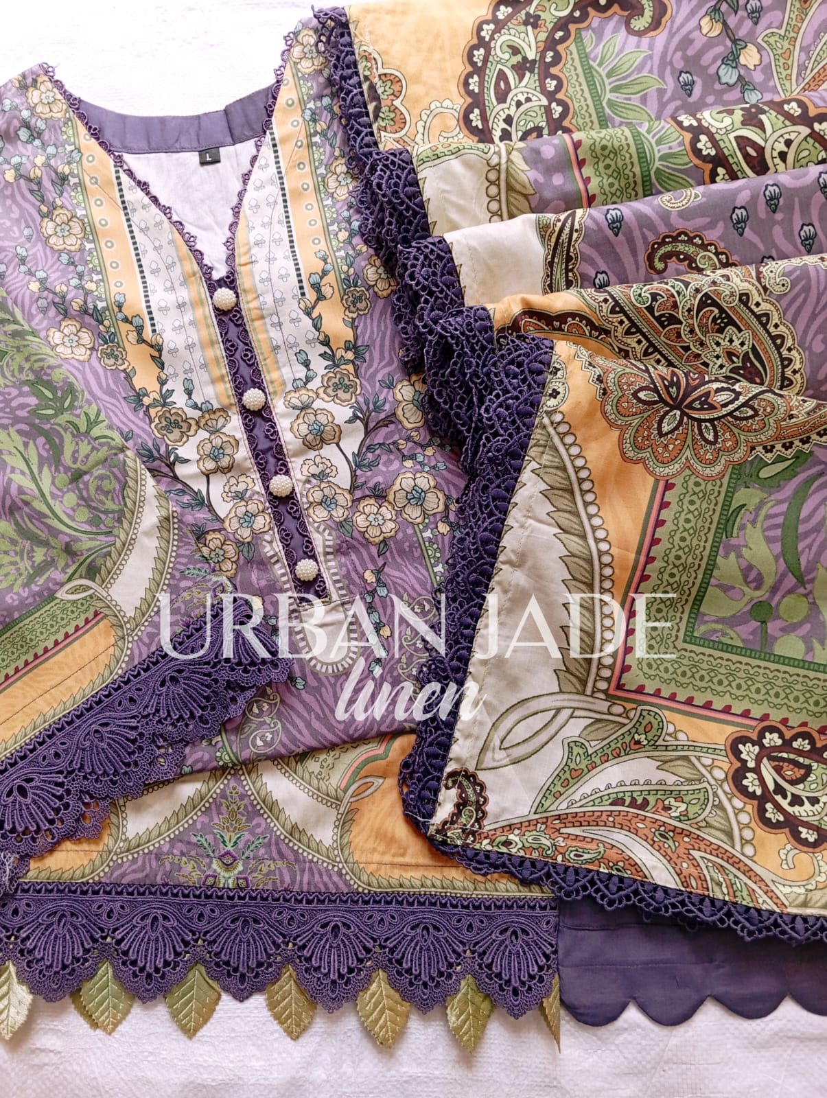 JADE PREMIUM LINEN 3PC DIGITAL PRINTED