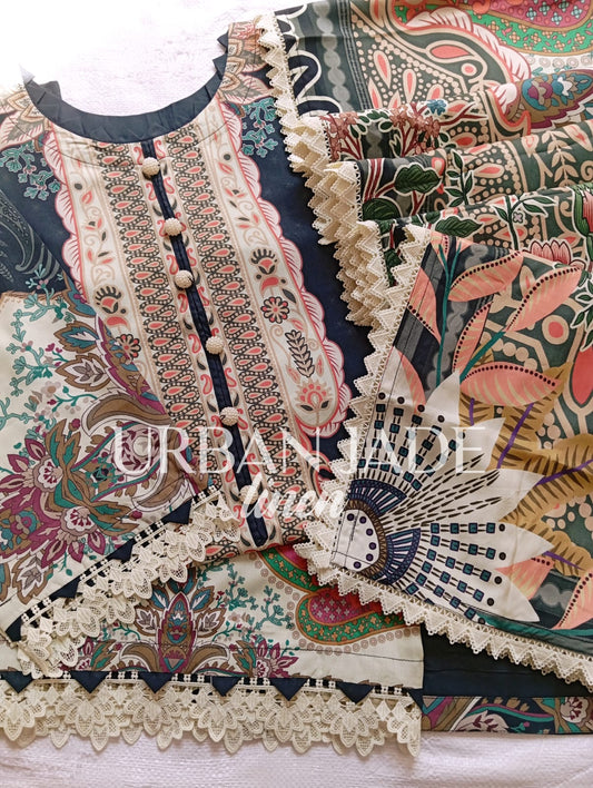 JADE PREMIUM LINEN 3PC DIGITAL PRINTED