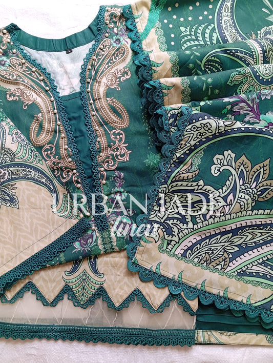 JADE PREMIUM LINEN 3PC DIGITAL PRINTED